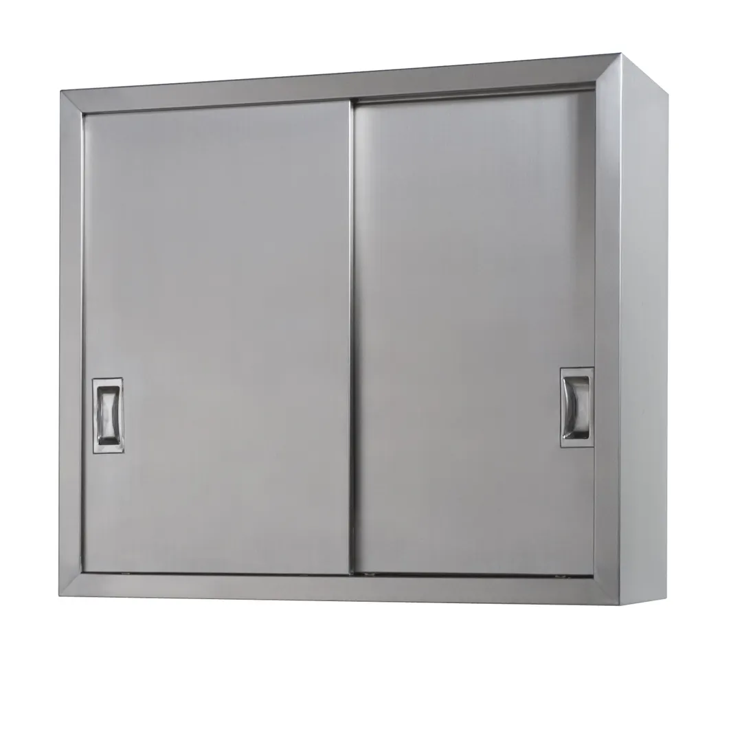 Tarrison TC-C1436W 36" Stainless Steel Enclosed Wall Mount Cabinet w/ Sliding Doors