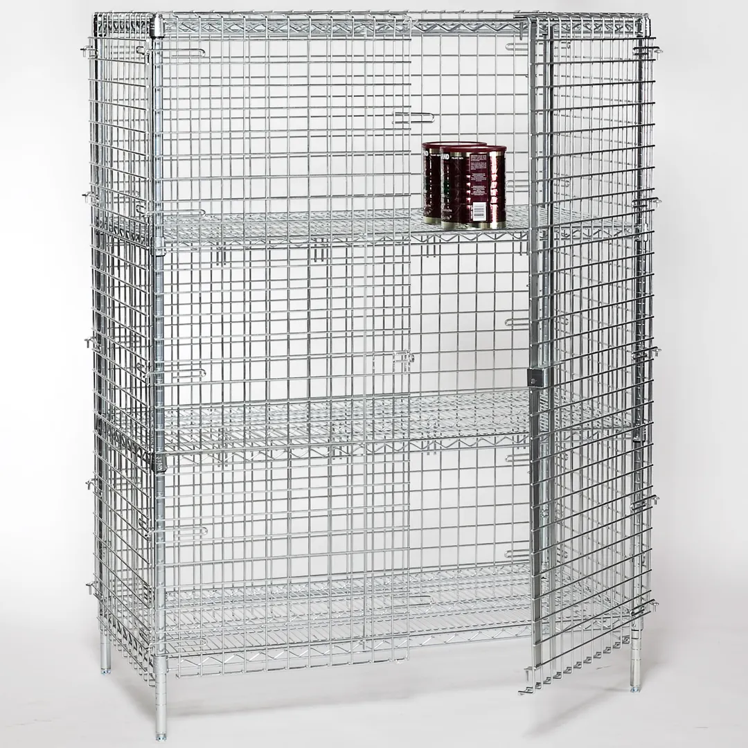Tarrison TS-SU2448Z-KIT Polyseal Clear Epoxy Stationary Wire Security Unit, 48" x 24" x 63"