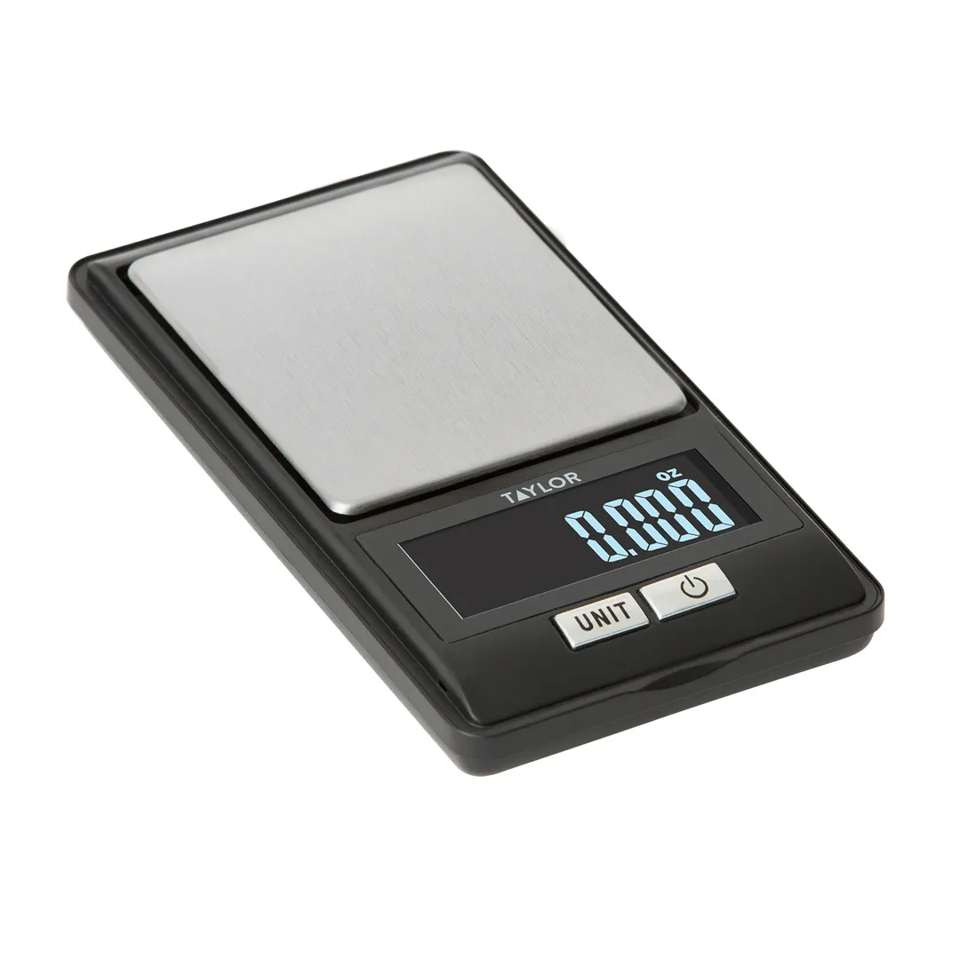 Taylor Precision 1250BKT21 Digital Kitchen Scale, Compact