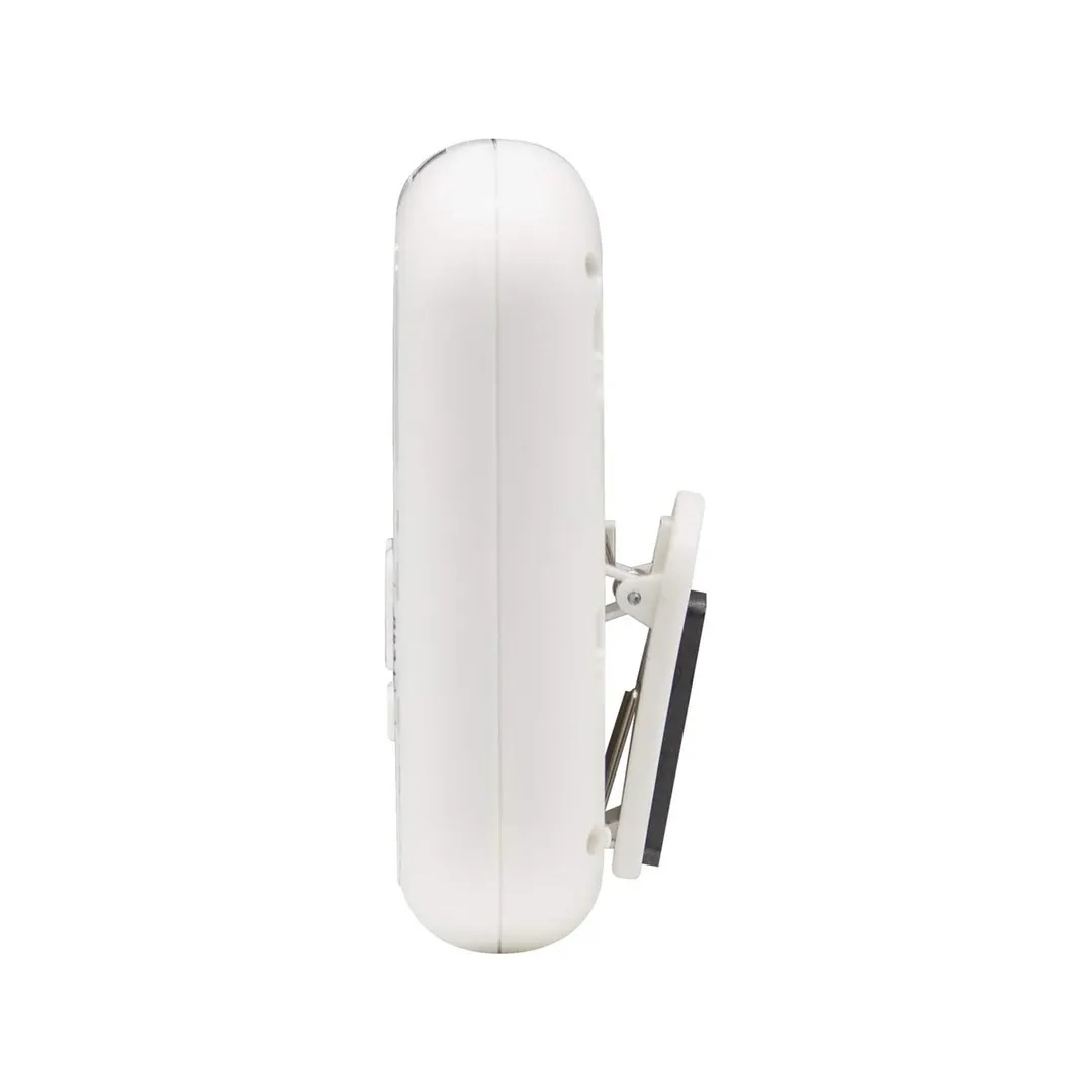 Taylor Precision 5879 Flashing Light Timer, White, Digital, Sound/Light/Vibration, Magnet/Clip/Stand