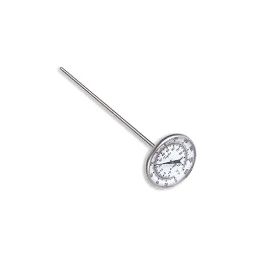 Taylor Precision 6220J BiTherm Thermometer, Dial, 50°F‑550°F, 2" Dial, 8" Stem, Stainless Steel