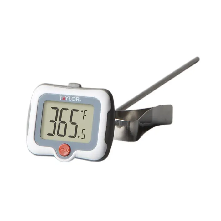 Taylor Precision 983915 Candy/Deep Fry Thermometer, -40°F to 450°F, 9" Stem, Shut-Off, Display