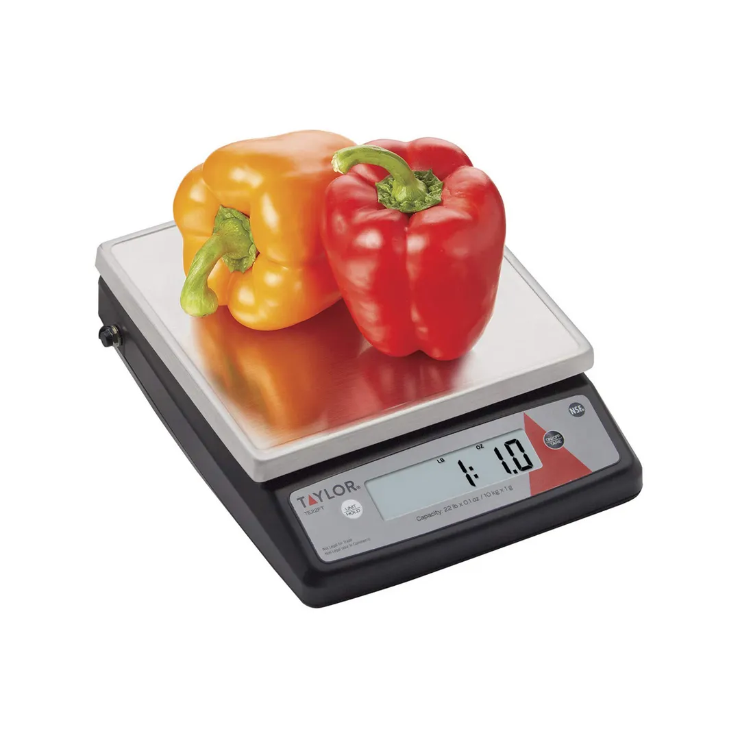 Taylor Precision TE22FT Digital Portion Scale,Stainless Steel Platform