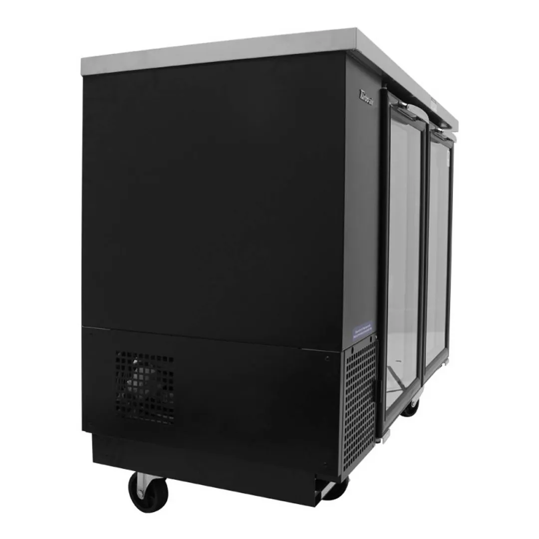 Turbo Air TBB-24-48SGD-N 49" Two Section Back Bar Cooler with Glass Door, 12.2 cu. ft.