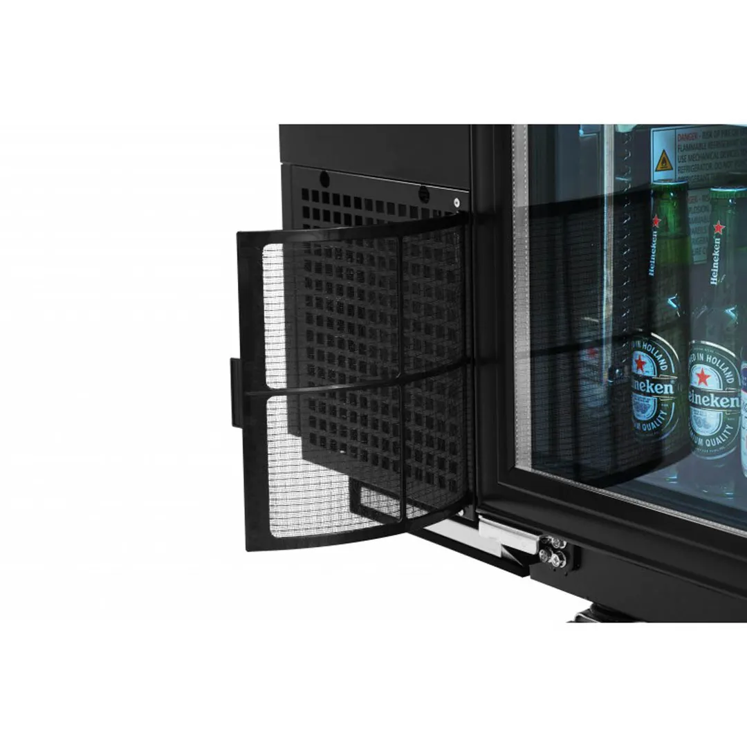 Turbo Air TBB-24-72SGD-N 73" Three Section Back Bar Cooler with Glass Door, 20.62 cu. ft.