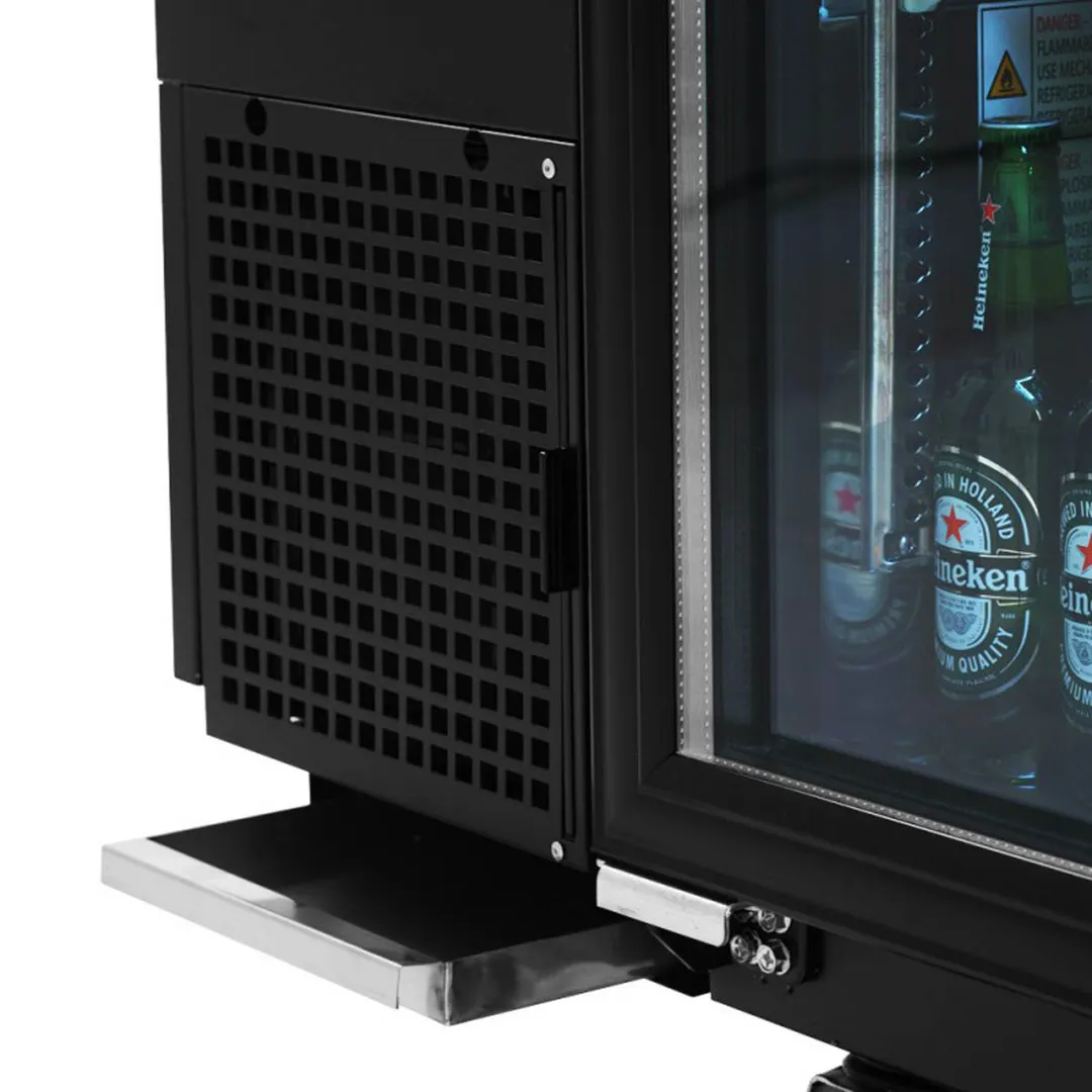 Turbo Air TBB-24-72SGD-N 73" Three Section Back Bar Cooler with Glass Door, 20.62 cu. ft.