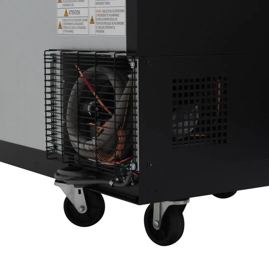 Turbo Air TBB-3SGD-N 69" Two Section Back Bar Cooler with Glass Door, 23 cu. ft.