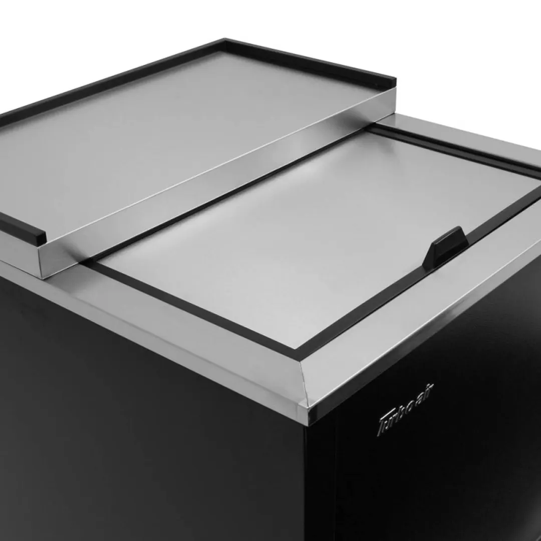 Turbo Air TBC-24SB-GF-N6 25" Black Glass Froster, 48 Mugs Capacity