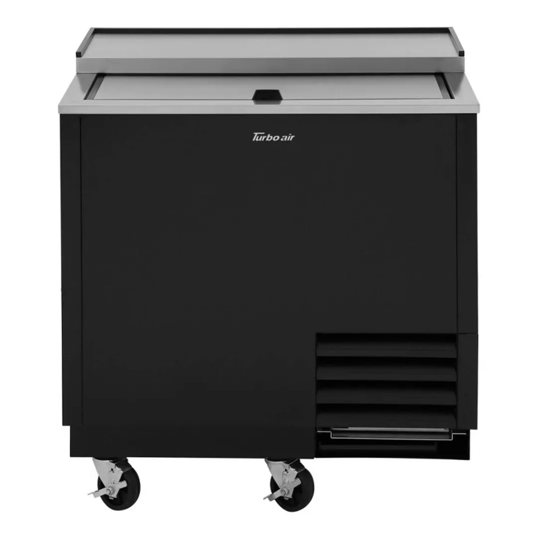 Turbo Air TBC-36SB-GF-N 37" Black Glass Froster, 93 Mugs Capacity