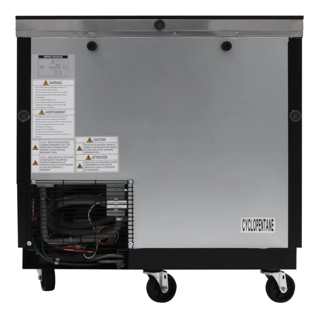 Turbo Air TBC-36SB-N6 36" Bottle Cooler, 8.5 cu. ft.
