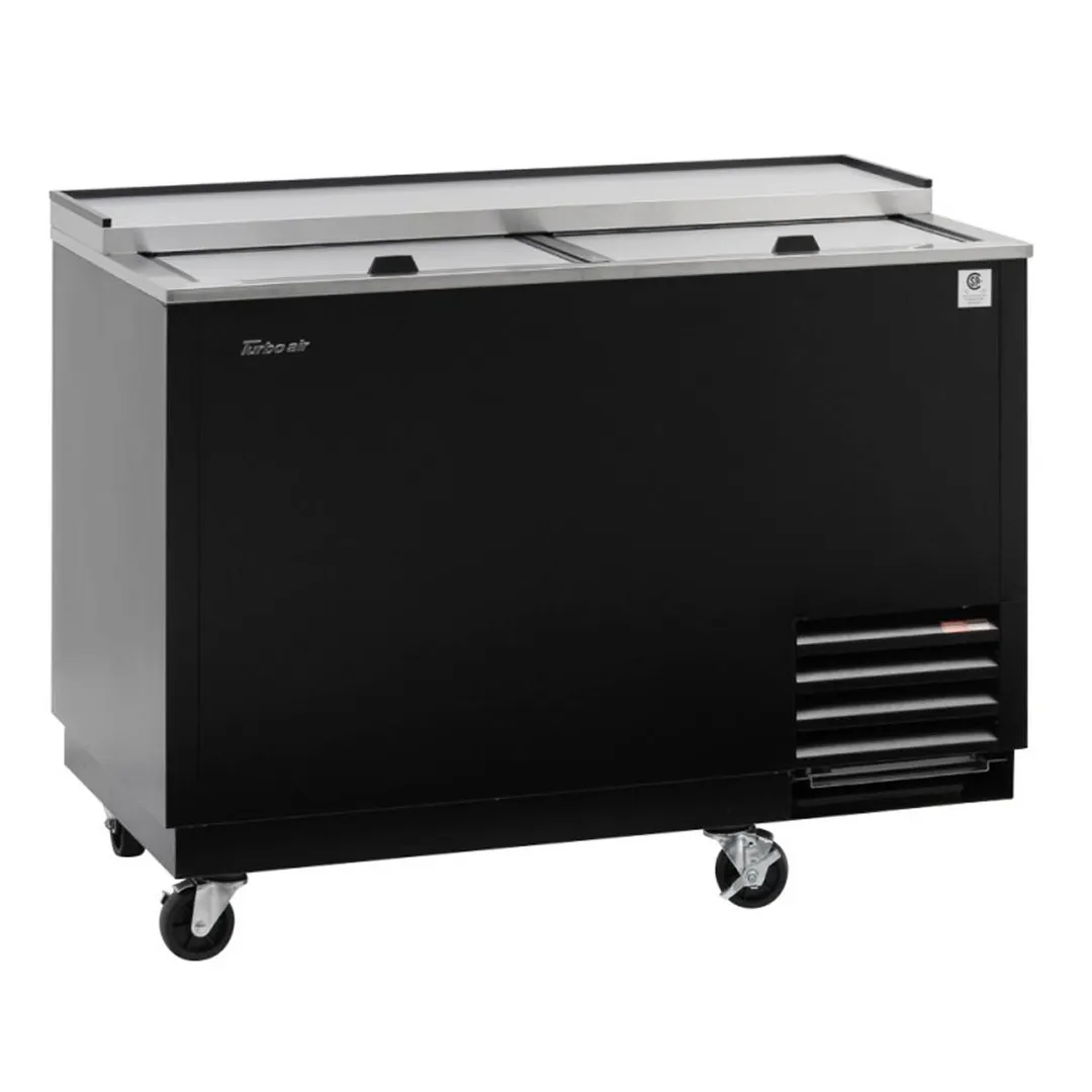 Turbo Air TBC-50SB-GF-N 50" Black Glass Froster, 140 Mugs Capacity
