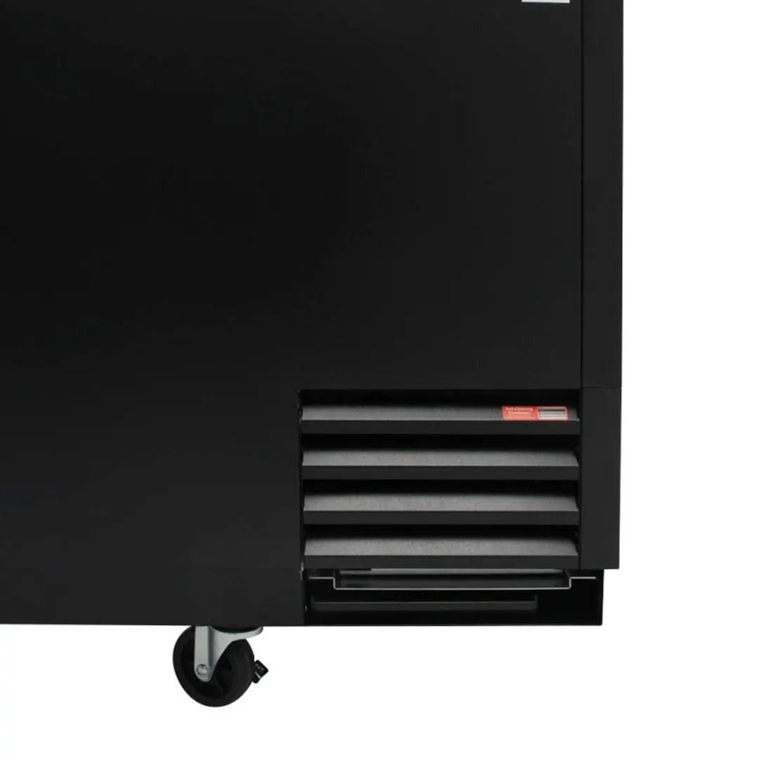 Turbo Air TBC-50SB-GF-N 50" Black Glass Froster, 140 Mugs Capacity