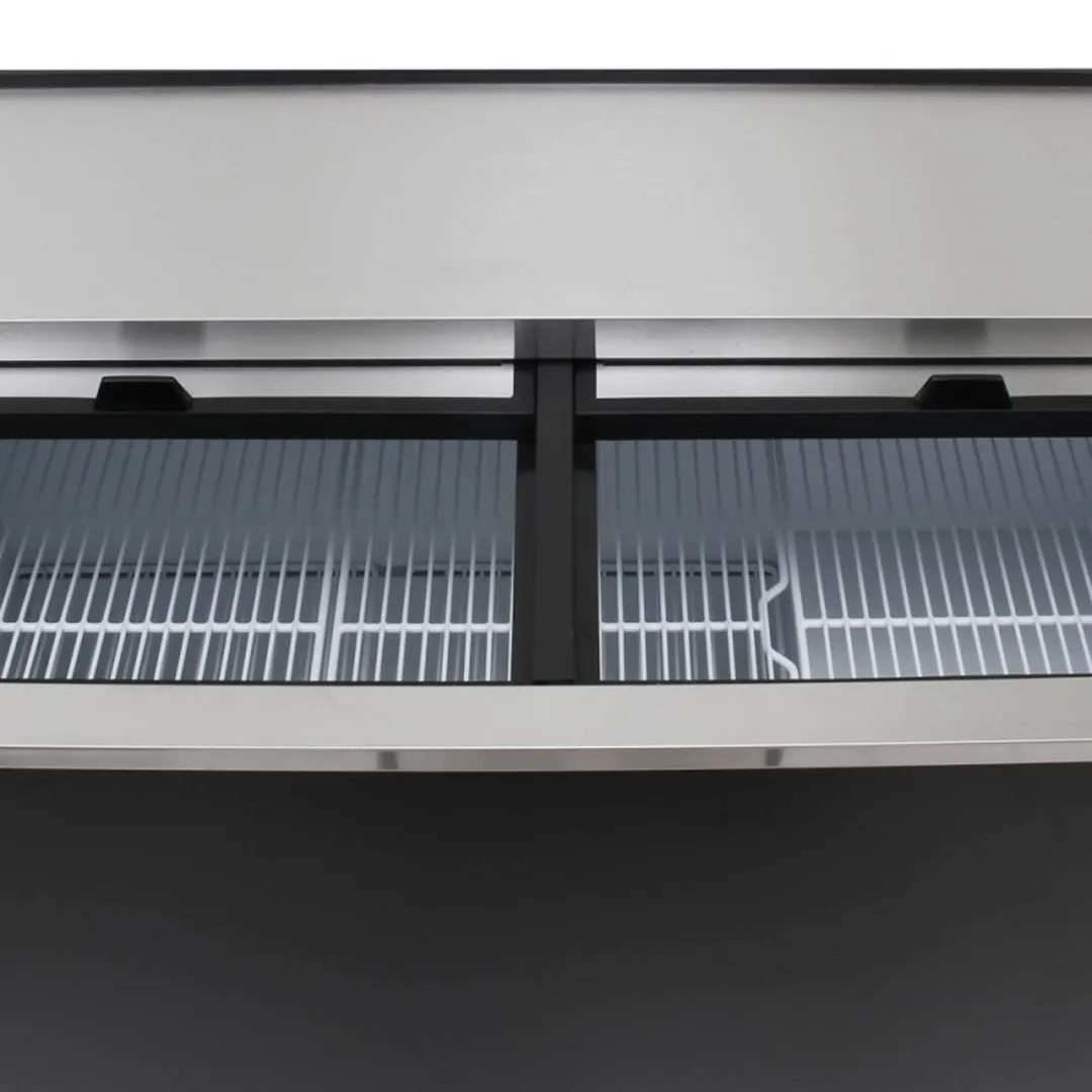 Turbo Air TBC-50SB-GF-N 50" Black Glass Froster, 140 Mugs Capacity
