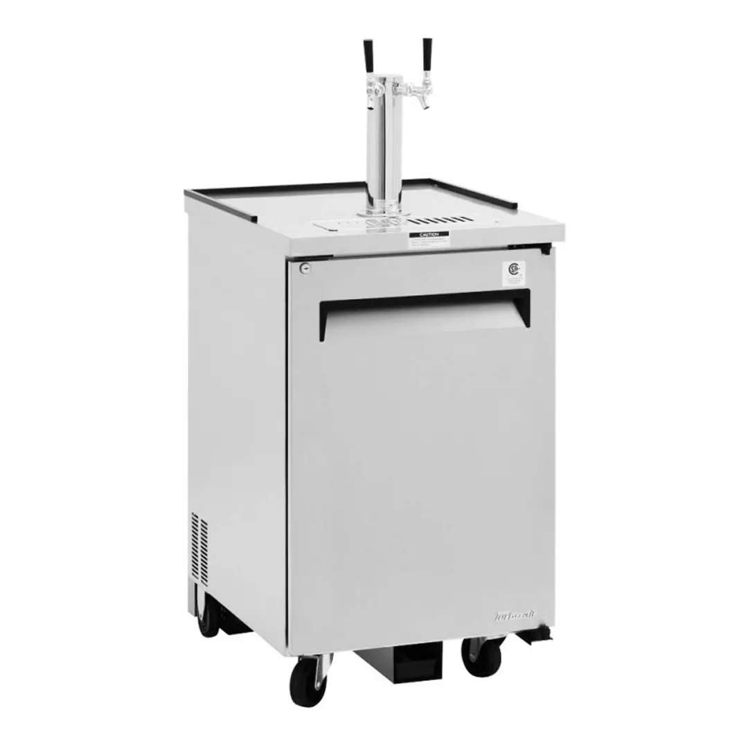 Turbo Air TBD-1SDD-N6 23" 1 Column / Tower Super Deluxe Beer Dispenser