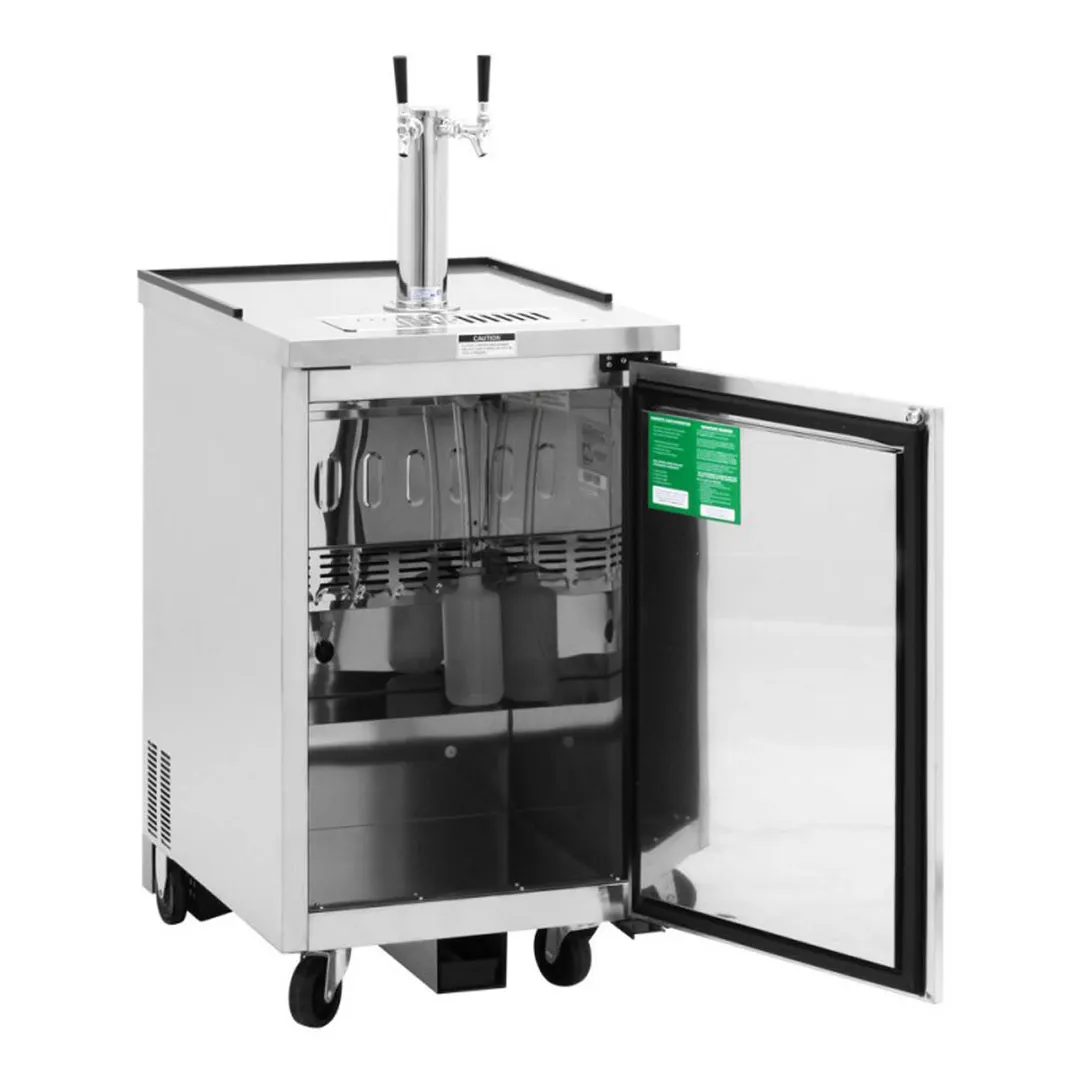 Turbo Air TBD-1SDD-N6 23" 1 Column / Tower Super Deluxe Beer Dispenser