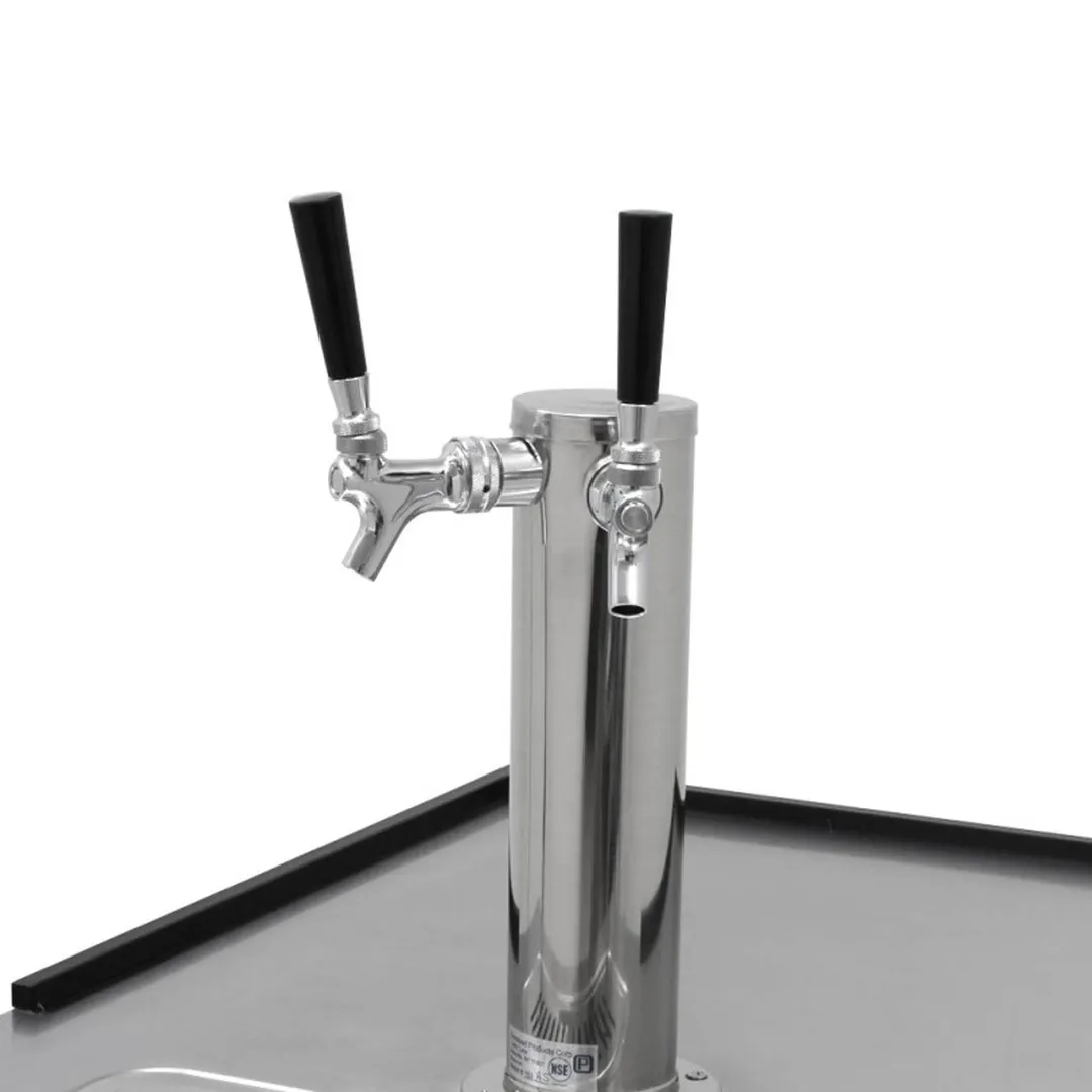 Turbo Air TBD-1SDD-N6 23" 1 Column / Tower Super Deluxe Beer Dispenser