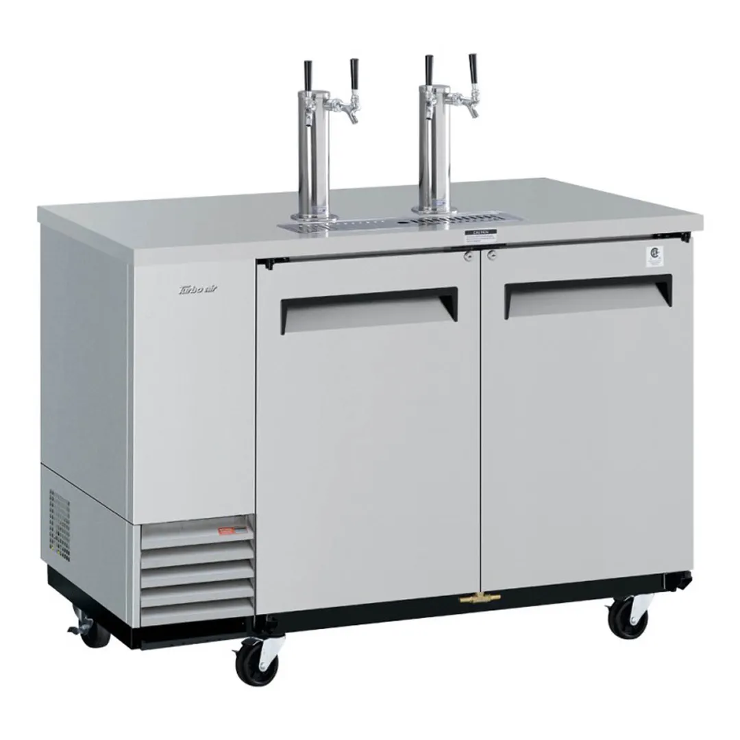 Turbo Air TBD-2SDD-N6 58" 2 Columns / Towers Super Deluxe Beer Dispenser