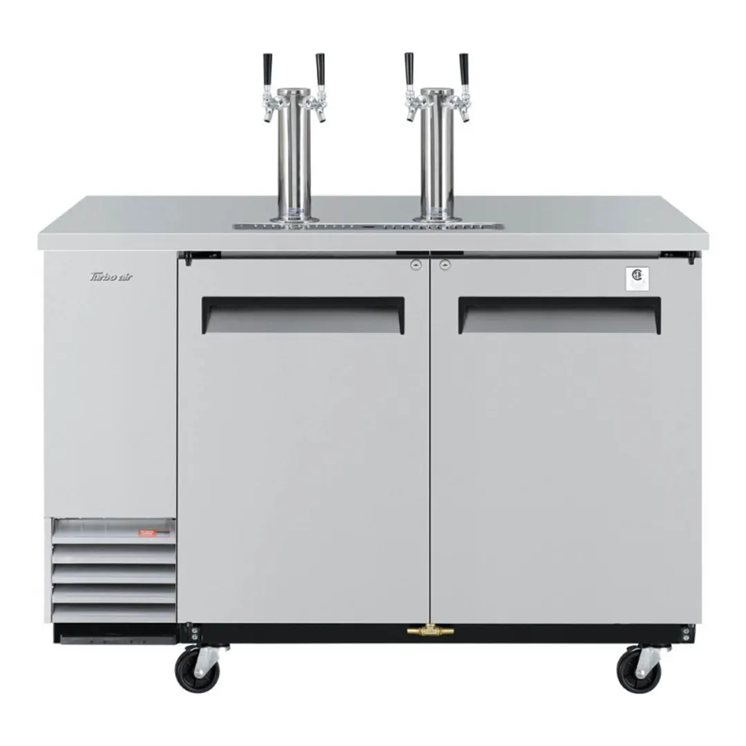 Turbo Air TBD-2SDD-N6 58" 2 Columns / Towers Super Deluxe Beer Dispenser