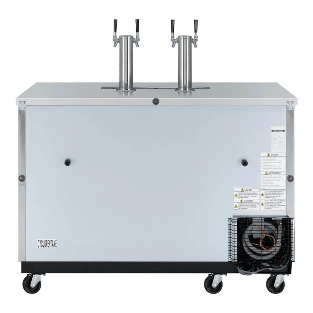 Turbo Air TBD-2SDD-N6 58" 2 Columns / Towers Super Deluxe Beer Dispenser