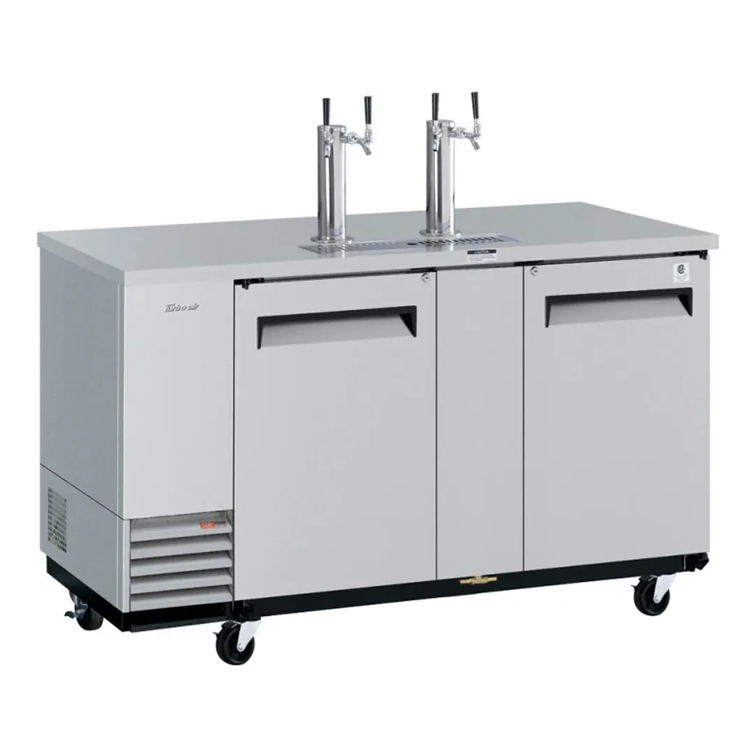 Turbo Air TBD-3SDD-N6 69" 2 Columns / Towers Super Deluxe Beer Dispenser