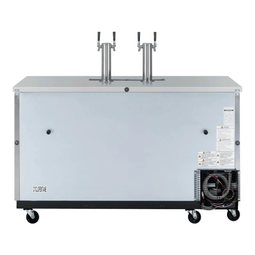 Turbo Air TBD-3SDD-N6 69" 2 Columns / Towers Super Deluxe Beer Dispenser