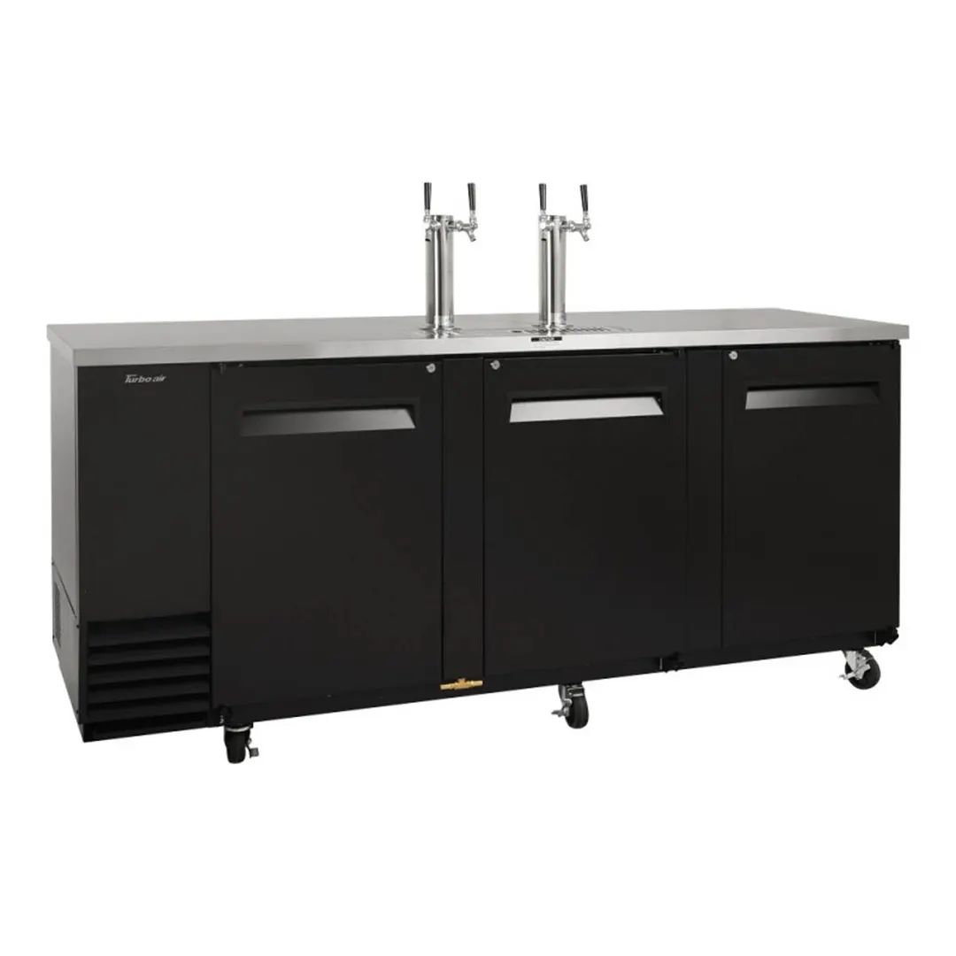 Turbo Air TBD-4SBD-N 90" 2 Columns / Towers Draft Beer Cooler Dispenser