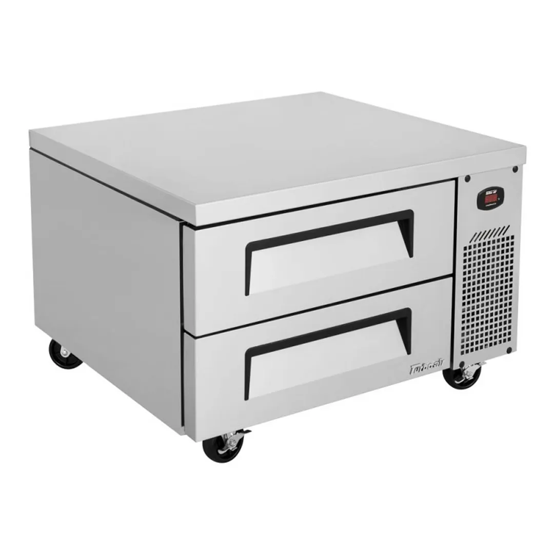 Turbo Air TCBE-36SDR-N6 35" 2 Drawers Super Deluxe Chef Base Refrigerator, Flat Top, 4.98 cu. ft.