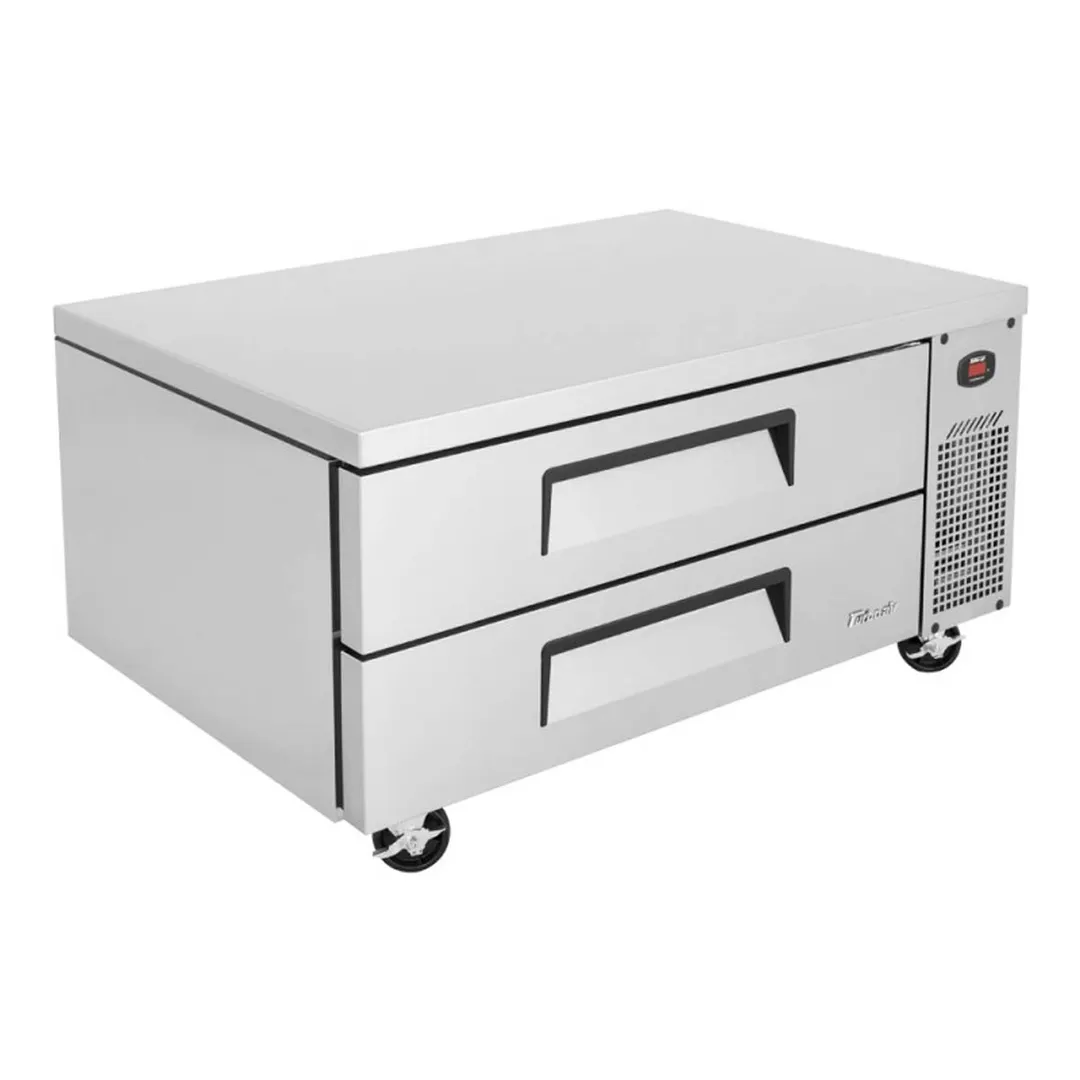 Turbo Air TCBE-48SDR-N 47" 2 Drawers Super Deluxe Chef Base Refrigerator, Flat Top, 7.5 cu. ft.