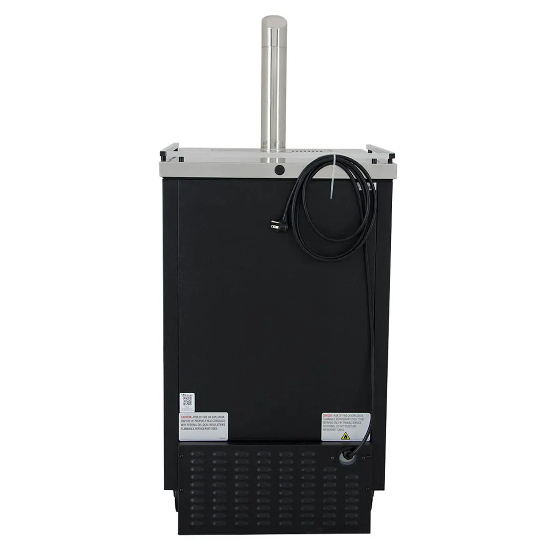 True TDD-1-HC 23" 1 Solid Swing Door Direct Draw Beer Dispenser with 1 Tap & 1 Keg Capacity