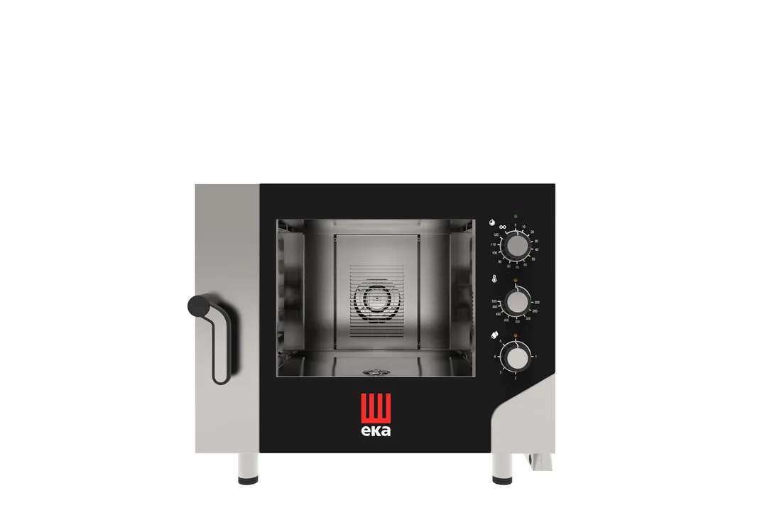 Tecnoeka MKFA 464 S Full Size 4 Pan Electric Combi Oven w/ Electro-Mechanical Controls, Boilerless, 208/240V