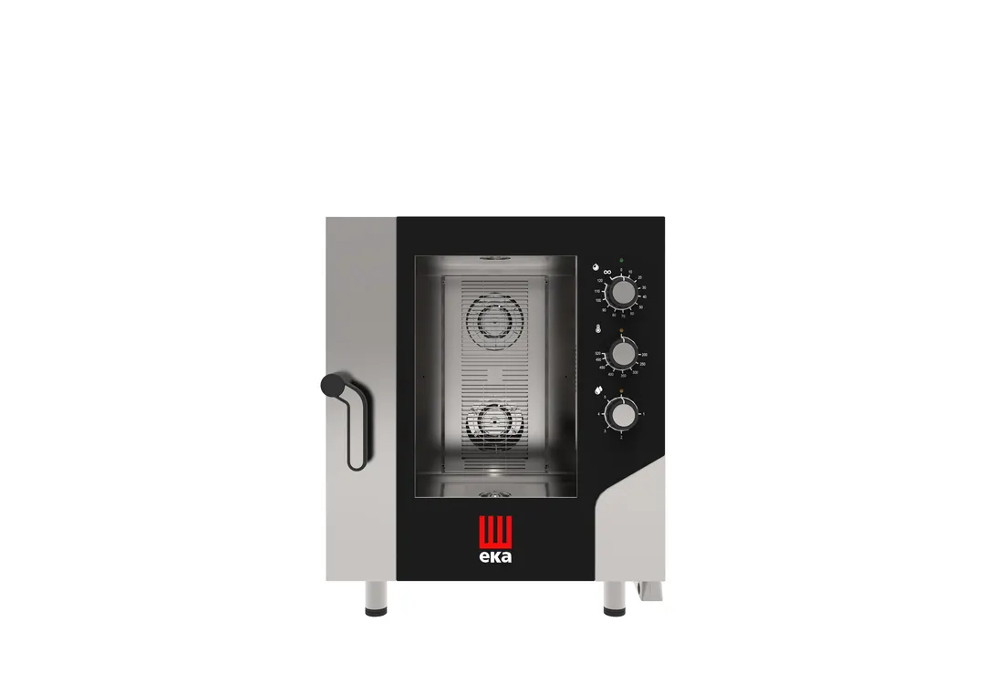 Tecnoeka MKFA 711 S Half Size 7 Pan Electric Combi Oven w/ Electro-Mechanical Control, Boilerless, 208/240V