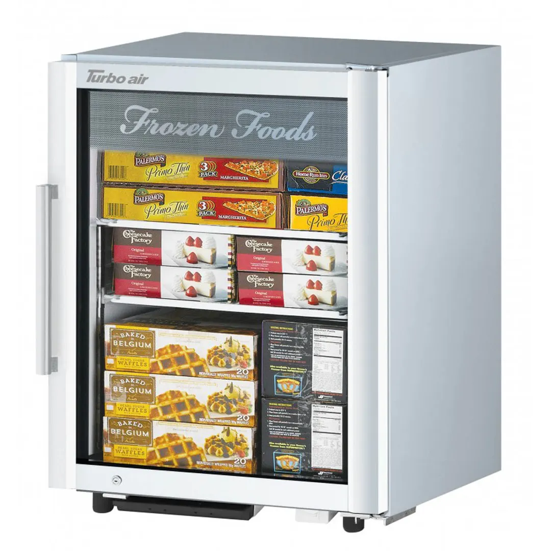 Turbo Air TGF-5SD-N – 25" Freezer, 4.26 cu ft, Triple‑Pane Heated Glass, LED, R290, 1/3 HP, 115V