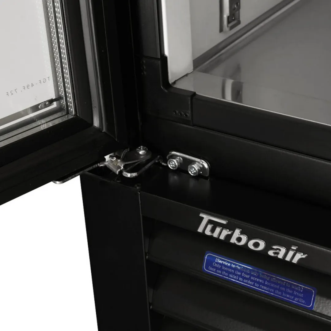 Turbo Air TGF-72FB-N 81" 3 Glass Door Freezer Merchandiser, White or Black, 58.45 cu. ft.