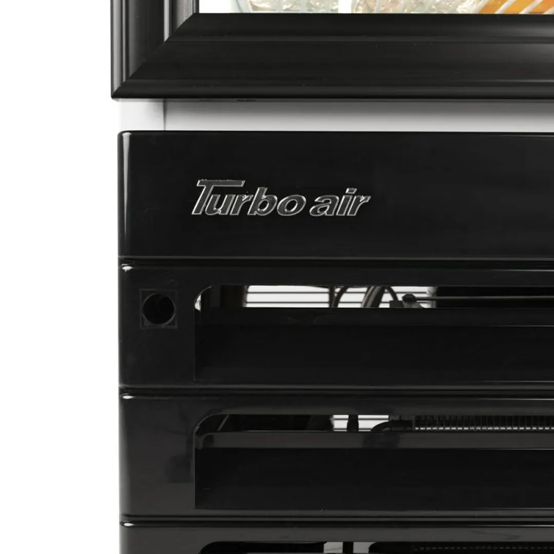 Turbo Air TGM-11RV-N6 23" 1-Glass Door Merchandiser Refrigerator, 10 cu. ft., White Cabinet, 1/5 HP, R600a