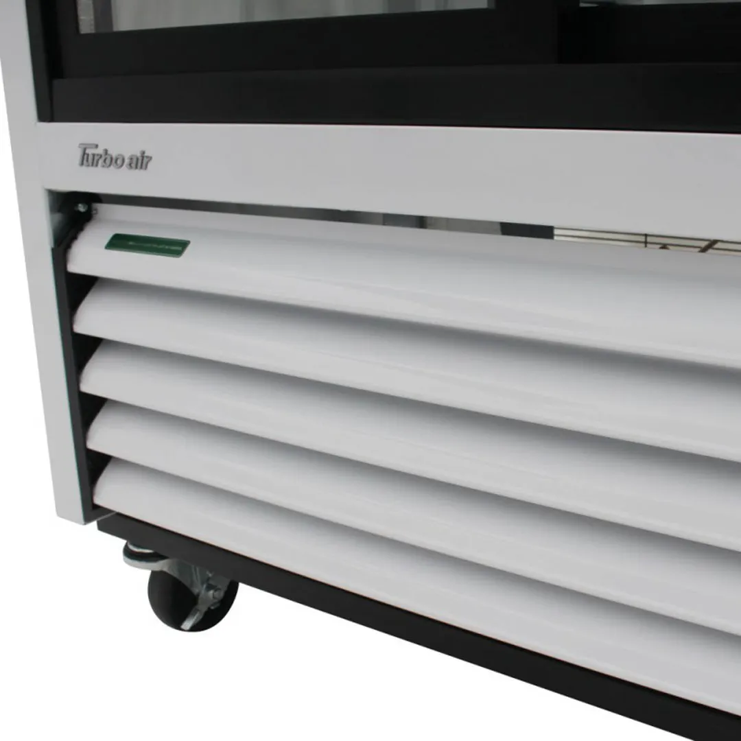 Turbo Air TGM-35R-N 41" 2-Glass Door Merchandiser Refrigerator, White Cabinet, 29.3 cu. ft., LED Light