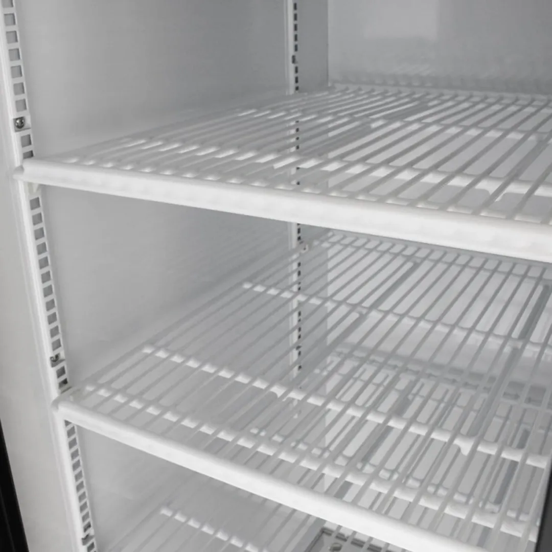 Turbo Air TGM-35R-N 41" 2-Glass Door Merchandiser Refrigerator, White Cabinet, 29.3 cu. ft., LED Light