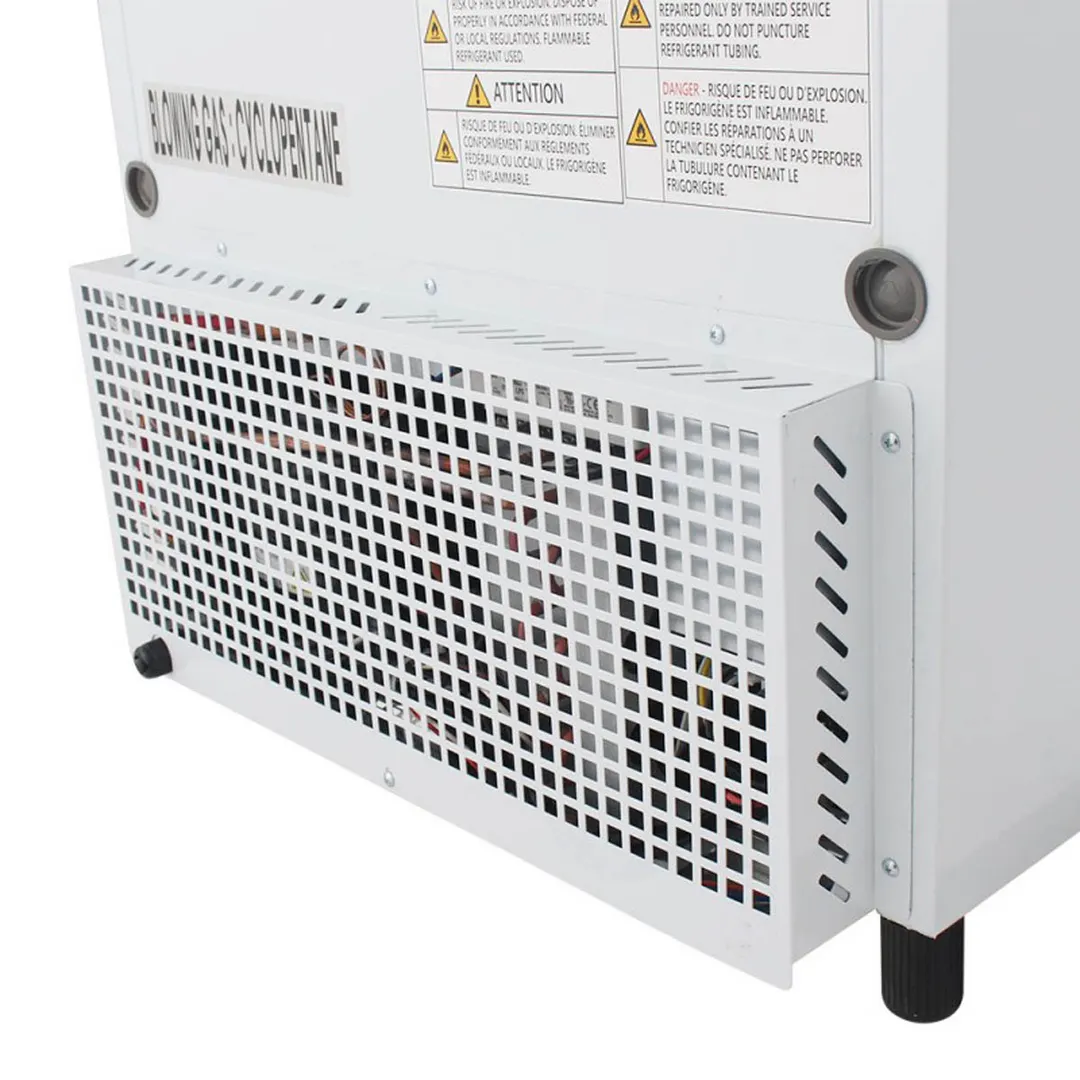 Turbo Air TGM-5SD-N6 25" Glass Door Refrigerator, 4.45 cu ft, White, Low‑E Pane, LED, 1/8 HP, 115V