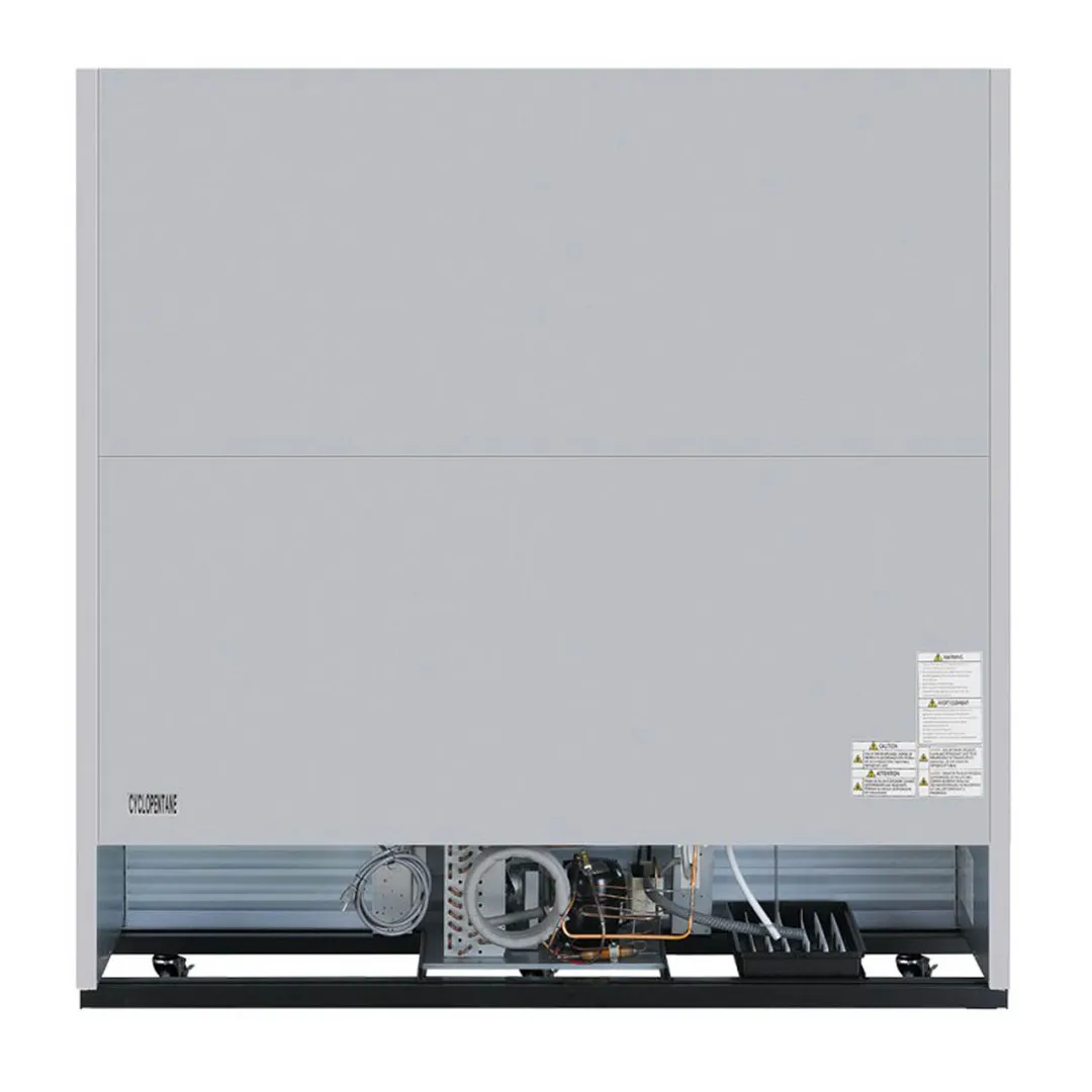 Turbo Air TGM-72RS(B)-N 78" 3-Glass Door Merchandiser Refrigerator, 68 cu. ft., Black, ENERGY STAR®