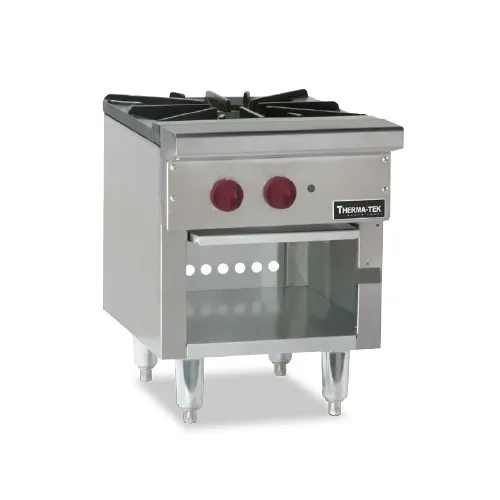 Therma-Tek TSP18 18" Gas Stock Pot Range w/ (1) Three Ring Burner, 100.000 BTU