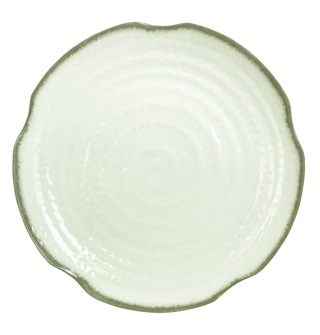 Thunder Group 1812VT Plate, 12" Dia., Round, Break-Resistant - Dozen