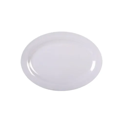 Thunder Group 2008TW Platter, 8" X 6", Oval, Break-Resistant - Dozen