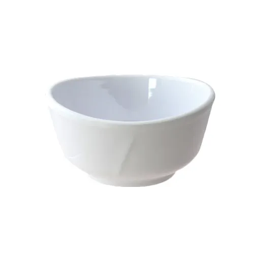 Thunder Group 39045WT Bowl, 11 Oz., 4-1/2" X 2-1/4", Break-Resistant - Dozen