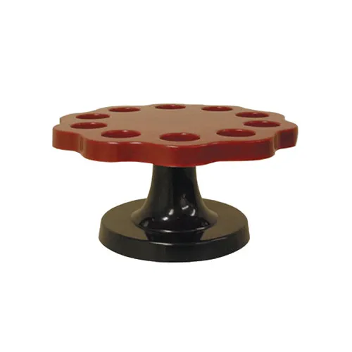 Thunder Group 53 Sushi Roll Rack, Holds 10 Rolls, Footed Base, Plastic