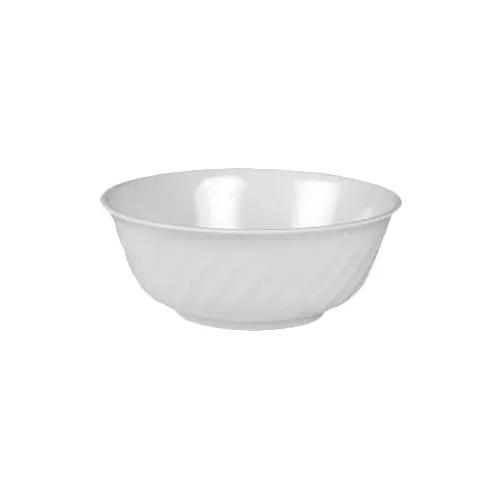 Thunder Group 5308TW Swirl Bowl, 48 Oz., 8" Dia., Break-Resistant - Dozen