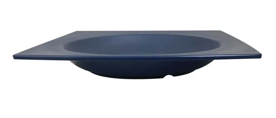 Thunder Group 63010SB Pasta Bowl, 22 Oz., 10-1/2" X 1-3/8" Deep, Square - Dozen