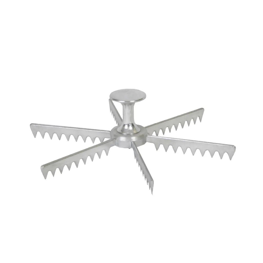 Thunder Group ALPMA006 Pie Marker, 6-Cut, Aluminum