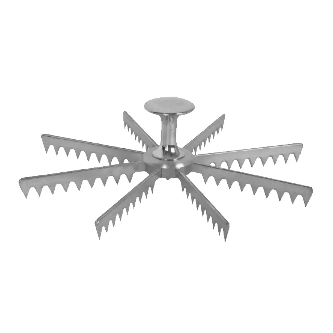 Thunder Group ALPMA008 Pie Marker, 8-Cut, Aluminum