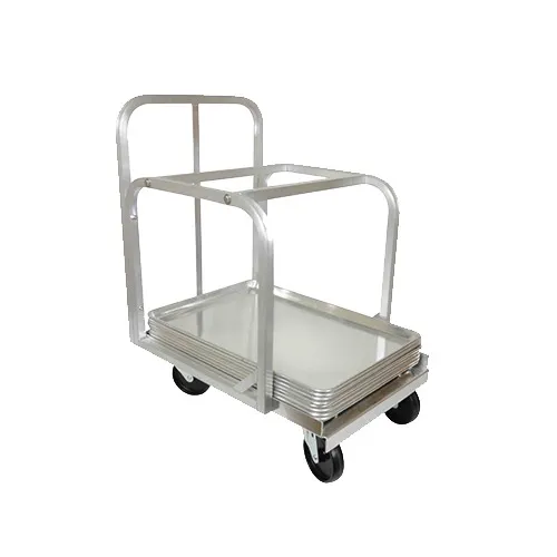 Thunder Group ALSC1826 Aluminum Sheet Pan Truck, 20.75x28.25, 108 18x13 Pans, 5 Swivel Casters