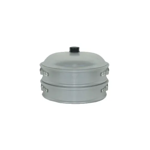 Thunder Group ALST015 Steamer Set, 23" Dia. X 19"H Without Bottom, Handles Built In All Sides Of Compartments