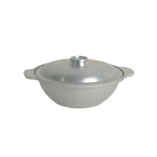 Thunder Group CETW003 Wok, 8" Dia. With Lid, Integrated Side Handles